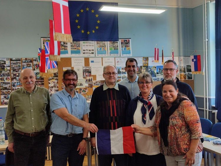 Francia vendégek az iskolában